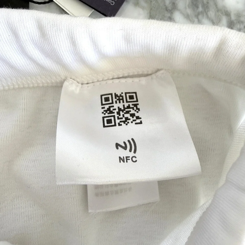 Prada Triangle white cotton drawstring briefs, SIZE 5 (Large)‎